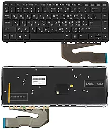 Клавіатура для ноутбуку HP EliteBook G3 G4 840, 850 з підсвіткою клавіш з джойстиком Original Black