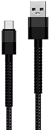 Кабель Walker C700 USB-A - Type-C 12w 2.4a 1м cable Black - фото Кабель Walker C700 USB-A - Type-C 12w 2.4a 1м cable Black