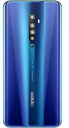 Задняя крышка корпуса Oppo Reno 2 со стеклом камеры Ocean Blue - фото Задняя крышка корпуса Oppo Reno 2 со стеклом камеры Ocean Blue