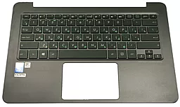 Клавиатура для ноутбука Asus UX305 series Keyboard+передняя панель 90NB06X1-R31RU0 черная