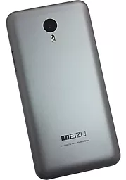 Задняя крышка корпуса Meizu M2 Note со стеклом камеры Grey