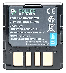 Аккумулятор для видеокамеры JVC BN-VF707U (800 mAh) DV00DV1146 PowerPlant - миниатюра 2