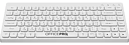 Клавиатура OfficePro SK955W Wireless/Bluetooth White - миниатюра 2 Клавиатура OfficePro SK955W Wireless/Bluetooth White - миниатюра 2