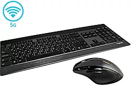 Комплект (клавиатура+мышка) Rapoo Wireless (8900р)  Black