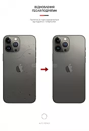 Гідрогелева плівка ArmorStandart на задню панель для Apple iPhone 13 Pro Carbone Transparent (ARM61069) - мініатюра 3