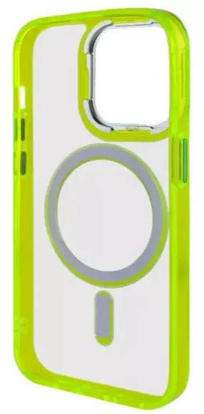 Чехол Epik Iris with MagSafe для Apple iPhone 13 Pro Yellow - фото 4