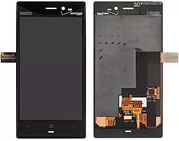 Дисплей Nokia Lumia 928 Verizon + Touchscreen (original) Black