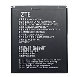 Аккумулятор ZTE Blade A5 2019 / Li3826T43P4H705949 (2600 mAh) 12 мес. гарантии