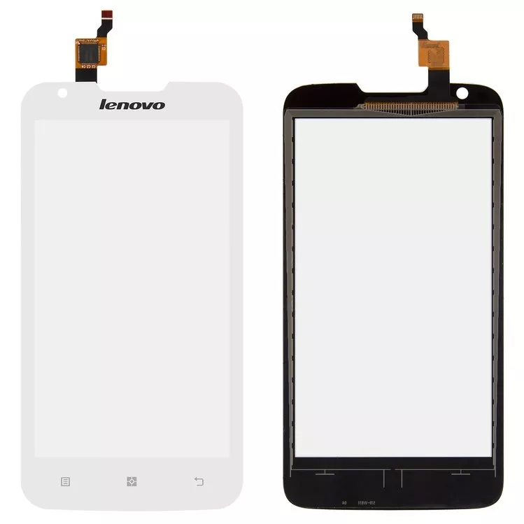 Сенсор (тачскрін) Lenovo A680 3G (з отвором під фронтальну камеру) White - фото 1