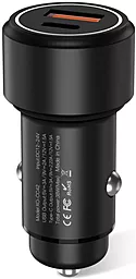 Автомобильное зарядное устройство XO CC42 20w PD USB-C/USB-A ports car charger black - фото Автомобильное зарядное устройство XO CC42 20w PD USB-C/USB-A ports car charger black