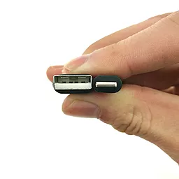 Кабель USB Siyoteam Lightning USB 0.2M Short Cable Black - миниатюра 3