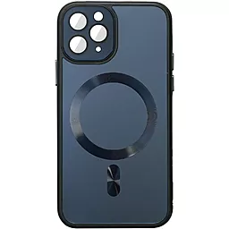 Чехол Epik TPU+Glass Sapphire Midnight with MagSafe для Apple iPhone 11 Pro Max Black