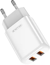 Сетевое зарядное устройство Jellico EU02 12W 2.4A 2xUSB-A white - миниатюра 3