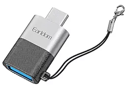 OTG-перехідник Earldom ET-OT72 M-F USB Type-C - USB-A 3.0 Black