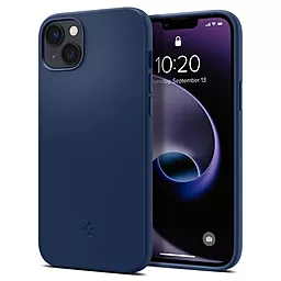 Чехол Spigen Silicone Fit MagSafe для Apple iPhone 14 Navy Blue (ACS05068)