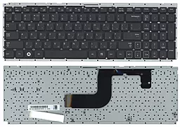 Клавіатура для ноутбуку Samsung RC510 RV511 RV513 RV520 з частиною корпусу Black