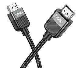 Видеокабель Hoco US09 HDMI 2.0 4k 60hz 2m black - миниатюра 4
