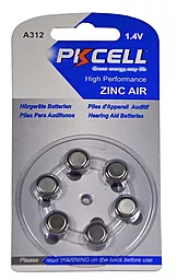 Батарейки PKCELL ZA312 6шт