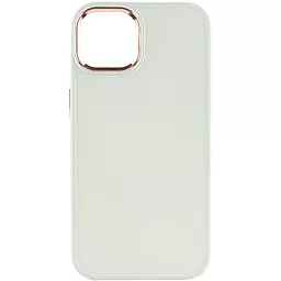 Чехол Epik TPU Bonbon Metal Style для Apple iPhone 13 (6.1") Белый / White