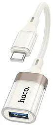 OTG-переходник Hoco UA39A M-F USB Type-C -> USB3.0 white - фото OTG-переходник Hoco UA39A M-F USB Type-C -> USB3.0 white