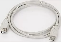 Кабель (шлейф) Gembird USB-A(F) - USB-A(M) 4.5м White(CCP-USB2-AMAF-15)