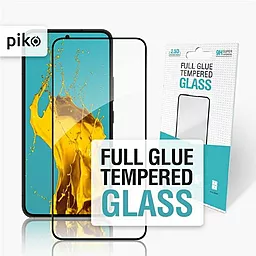 Захисне скло Piko Full Glue для Samsung Galaxy S22 Чорний