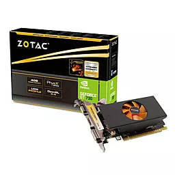 Видеокарта Zotac GeForce GT730 4Gb LP DDR5 (ZT-71118-10L) - миниатюра 3