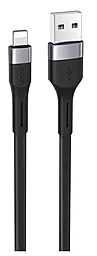 Кабель Hoco X34 Surpass USB-A - Lightning 12w 2.4a 1м cable Black