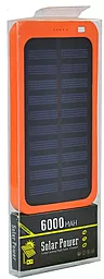 Повербанк MANGO Solar SLIM 1USB 6000 mAh Black - мініатюра 2 Повербанк MANGO Solar SLIM 1USB 6000 mAh Black - мініатюра 2