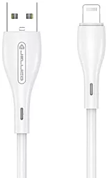 Кабель Jellico A14 USB-A - Lightning 12w 3a 1м cable White - фото Кабель Jellico A14 USB-A - Lightning 12w 3a 1м cable White