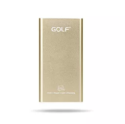 Повербанк GOLF Power Bank GF-112 10000mAh Gold - фото Повербанк GOLF Power Bank GF-112 10000mAh Gold