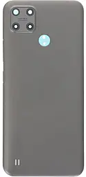 Задняя крышка корпуса Realme C25Y со стеклом камеры, Original Metal Gray - фото Задняя крышка корпуса Realme C25Y со стеклом камеры, Original Metal Gray