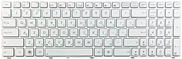 Клавіатура для ноутбуку Asus A52 K52 X54 N53 N61 N73 N90 P53 X54 X55 X61 04GNV32KRU00 K52 version, White