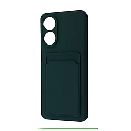 Чехол Wave Colorful Pocket для Oppo A17 Dark Green