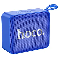 Колонки акустичні Hoco BS51 Gold brick sports Blue - фото Колонки акустичні Hoco BS51 Gold brick sports Blue