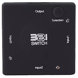 Видео сплиттер Sw-3-1-mini HDMI 1x3 1.2 1080p 60hz black Logan - фото Видео сплиттер Sw-3-1-mini HDMI 1x3 1.2 1080p 60hz black Logan