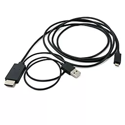 Видеокабель ExtraDigital microUSB (5pin)/USB M-HDMI MHL 1.8m (KBV1683) - миниатюра 4