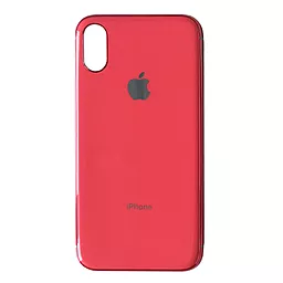 Чехол 1TOUCH Soft Glass для Apple iPhone XS Max Coral