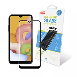 Защитное стекло Global Full Glue Samsung A015 Galaxy A01 Black (1283126497162)