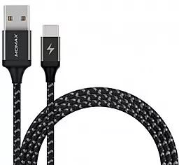 Кабель USB Momax Zero Type-C Cable Black (DTA11D)