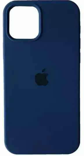 Чехол Silicone Case Full для Apple iPhone 12 Pro Max Deep Navy (ARM57611) - фото 1