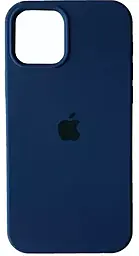 {"ru": "Чехол", "uk": "Чохол"} Silicone Case Full для Apple iPhone 12 Pro Max Deep Navy (ARM57611)