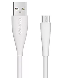 Кабель USB Walker C305 12w 2.4a micro USB cable white