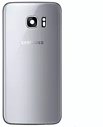 Задняя крышка корпуса Samsung Galaxy S7 G930F со стеклом камеры Original Silver