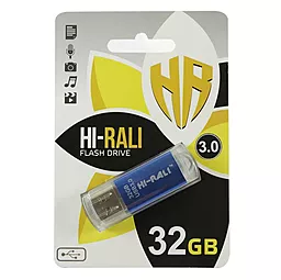 Флешка Hi-Rali Rocket Series 32GB USB 3.0 (HI-32GB3VCBL) Blue
