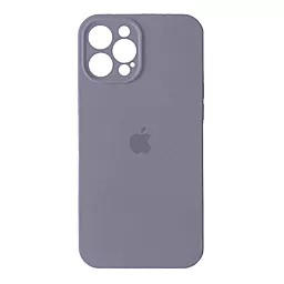 Чехол Silicone Case Full Camera для Apple iPhone 12 Pro lavander grey