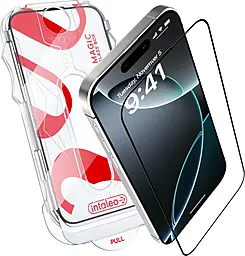 Захисне скло Intaleo MagicBox з аплікатором для Apple iPhone 16 Pro Black (4820266742911) - фото Захисне скло Intaleo MagicBox з аплікатором для Apple iPhone 16 Pro Black (4820266742911)