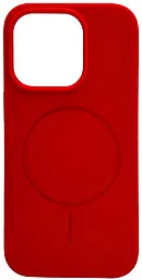 Чохол Silicone Case Full Fine Ring MagSafe для Apple iPhone 13 Pro Max Red - фото Чохол Silicone Case Full Fine Ring MagSafe для Apple iPhone 13 Pro Max Red