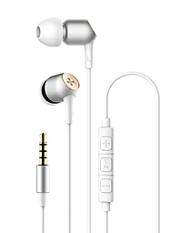 Наушники Baseus Encok Wire H02 White/Gold (NGH02-2V) - фото Наушники Baseus Encok Wire H02 White/Gold (NGH02-2V)