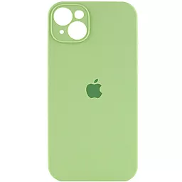 Чехол Silicone Case Full Camera для Apple iPhone 15 Plus Mint